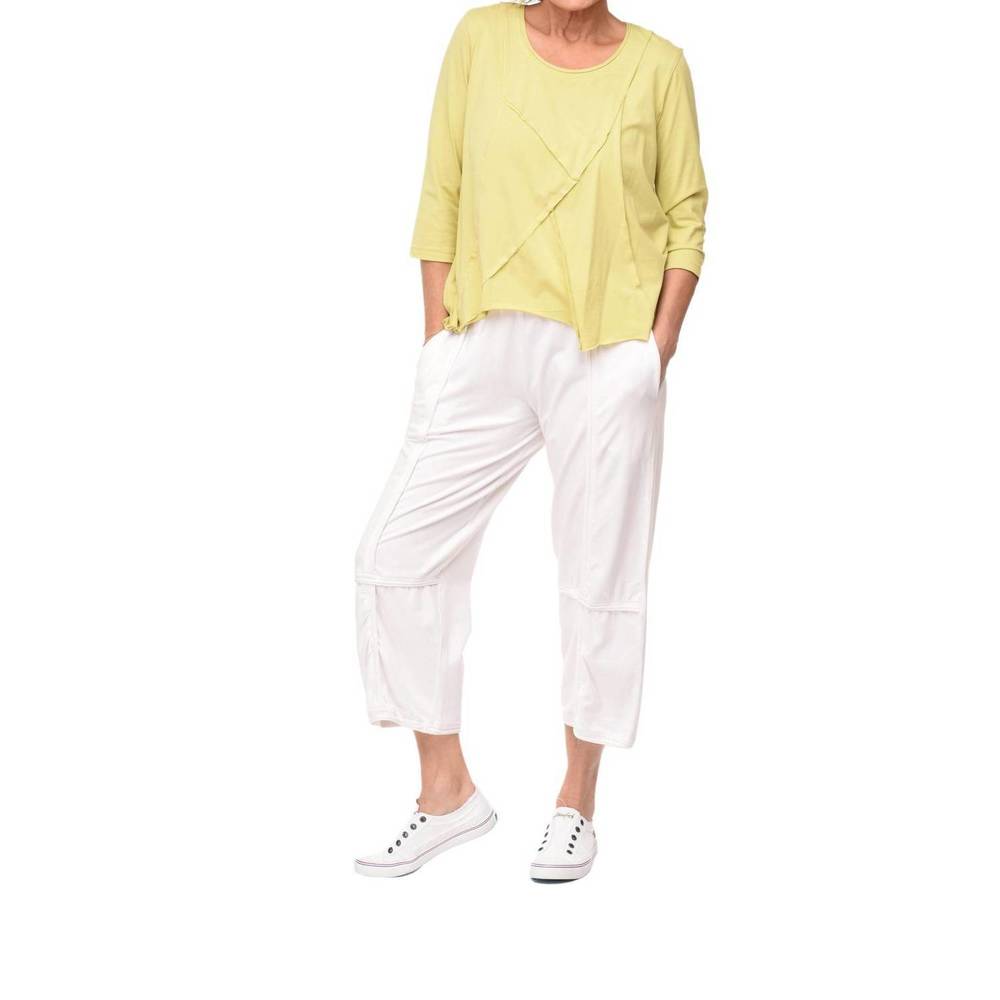 NEW TULIP CLOTHING lindsay top in lime